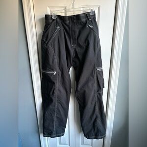 Joe Rocket Womens Black Padded Motorcycle Pants Size Large (12-14)